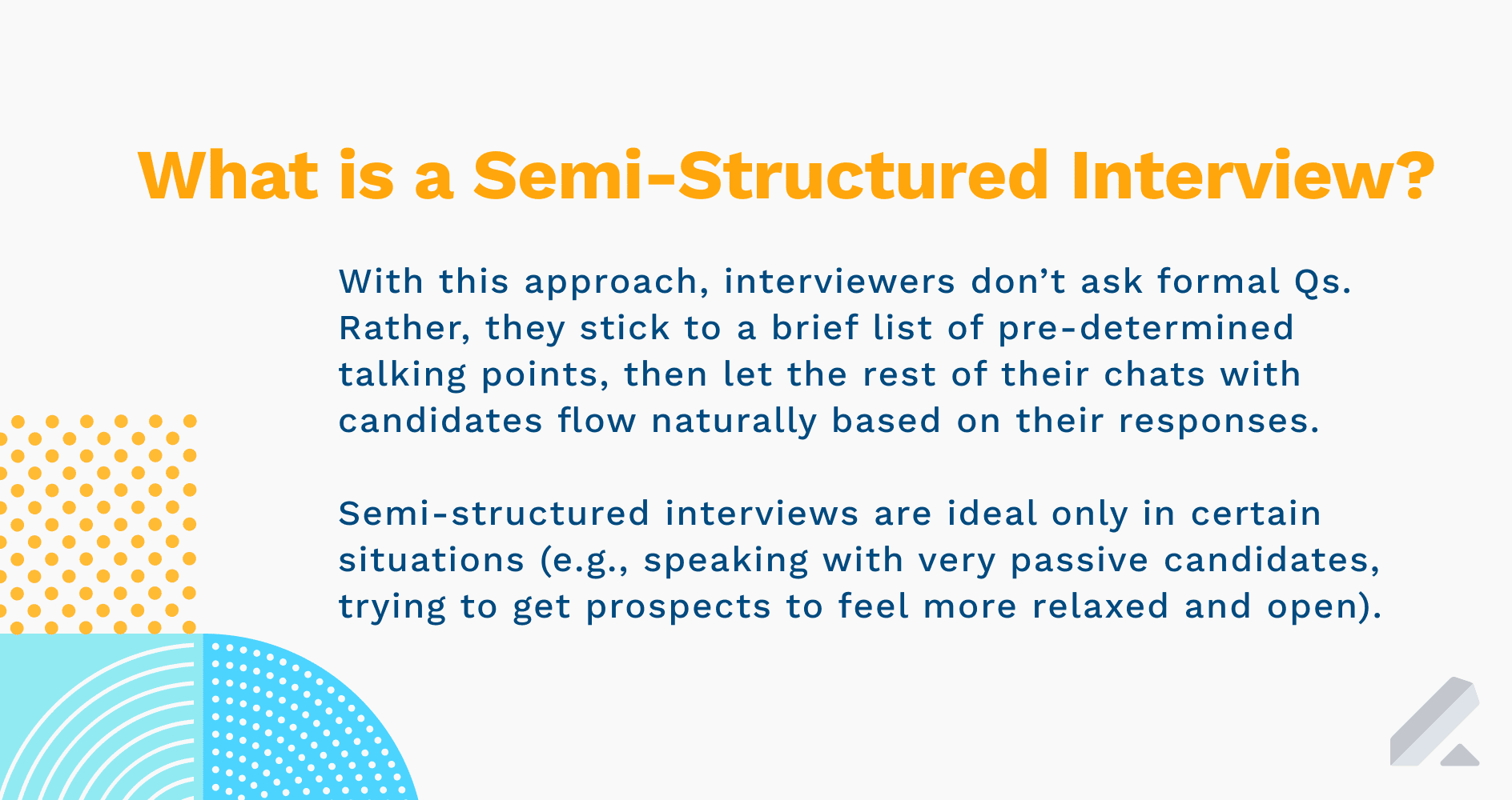 semi structured interview quantitative research