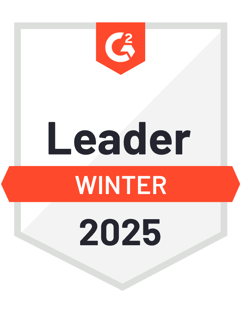 G2 Applicant Tracking Systems Leader Badge Winter 2025