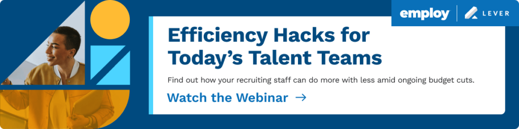 lever efficiency hacks talent acquisition teams webinar